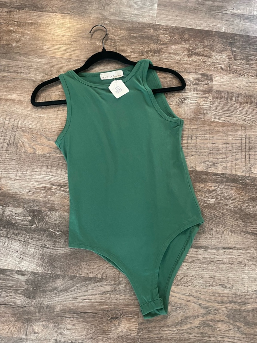 Zenana Outfitters Emerald Green Bodysuit